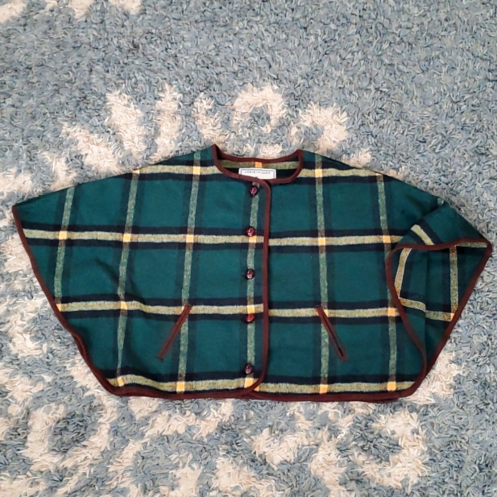 Janie & Jack Plaid Cape